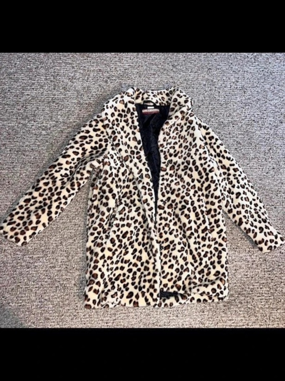 Tudor Court Leopard Print Faux Fur Coat Jacket
Small